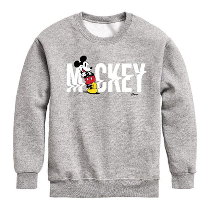 Boys' - Disney - Mickey & Friends Graphic Long Sleeve Fleece Sweatshirt
