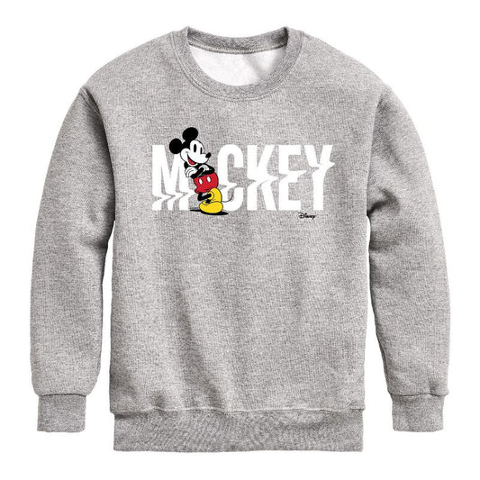 Boys' - Disney - Mickey & Friends Graphic Long Sleeve Fleece Sweatshirt