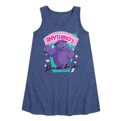 Girls' - IF Movie - Anything's Possible Graphic Sleeveless Aline Dress