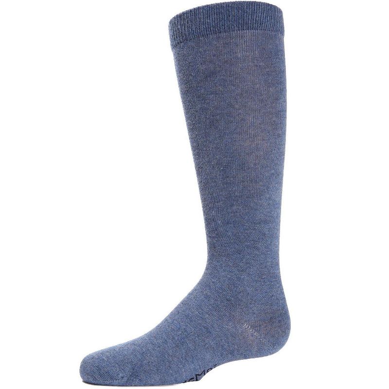 Memoi Kids' Basic Cotton Blend Knee High Socks (Part 2)