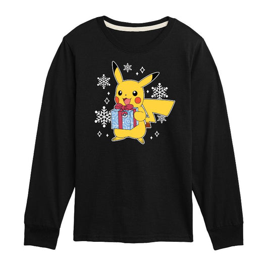 تي شيرت جرافيكي بأكمام طويلة من بيكا - بوكيمون - للأولاد