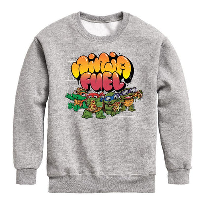 Boys' - Teenage Mutant Ninja Turtles Mutant Mayhem - Ninja Diet Graphic Long Sleeve Fleece Sweatshirt