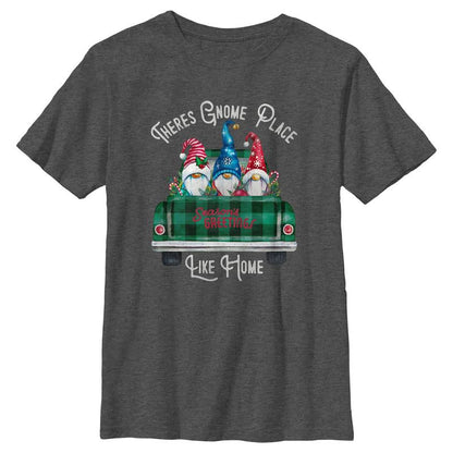Boy's Lost Gods Season's Greetings Gnomes T-Shirt