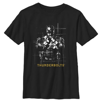 Boys Marvel: Thunderbolts Red Guardian Silhouette T Shirt