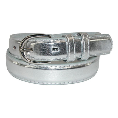 CTM Kid's Leather 1 inch Basic Dress Belt