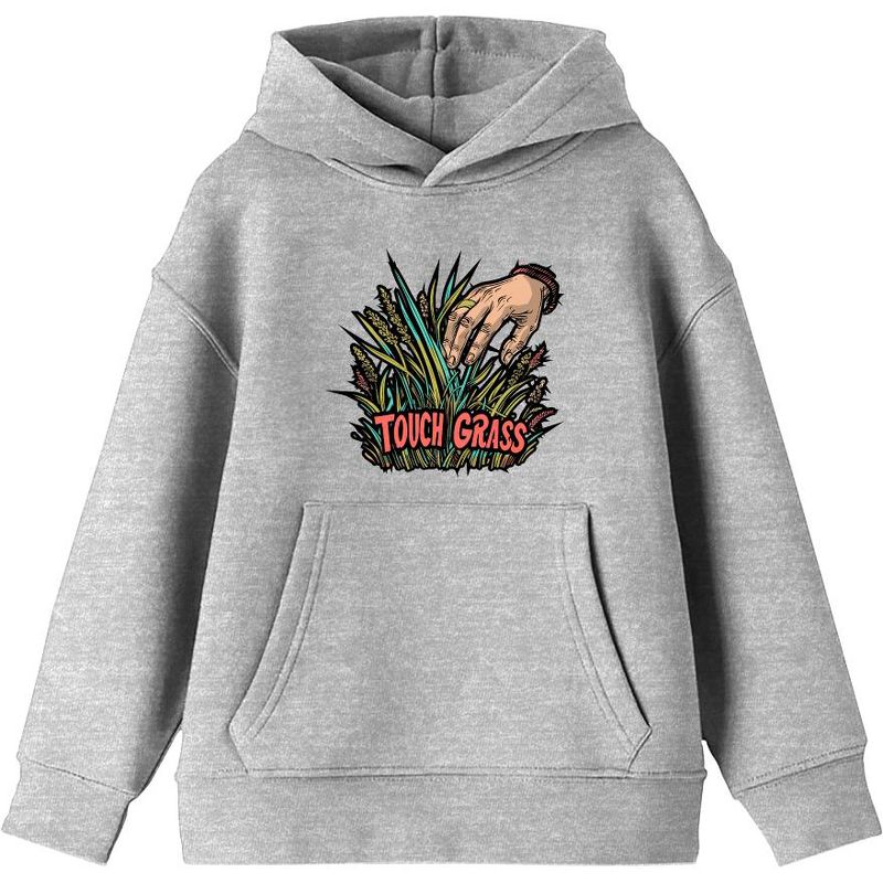 Labbing Touch Grass Gamer Nerd  Youth Long Sleeve Hoodie