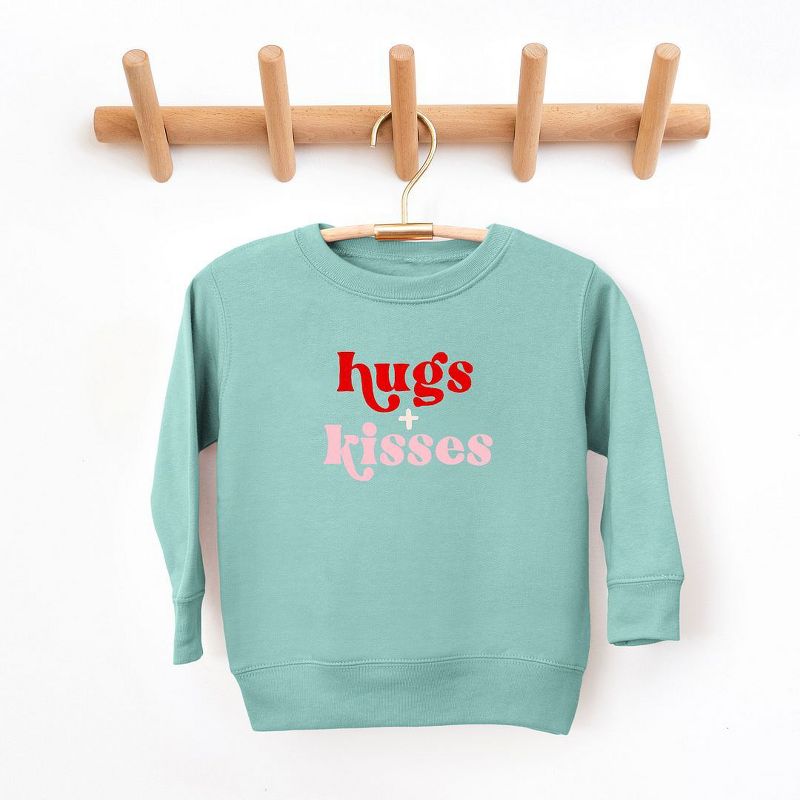The Juniper Shop Hugs And Kisses Youth Ultra-Soft Graphic Sweatshirt