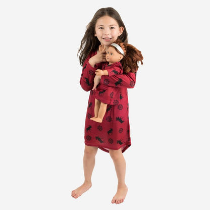 Leveret Girl and Doll Matching Nightgown