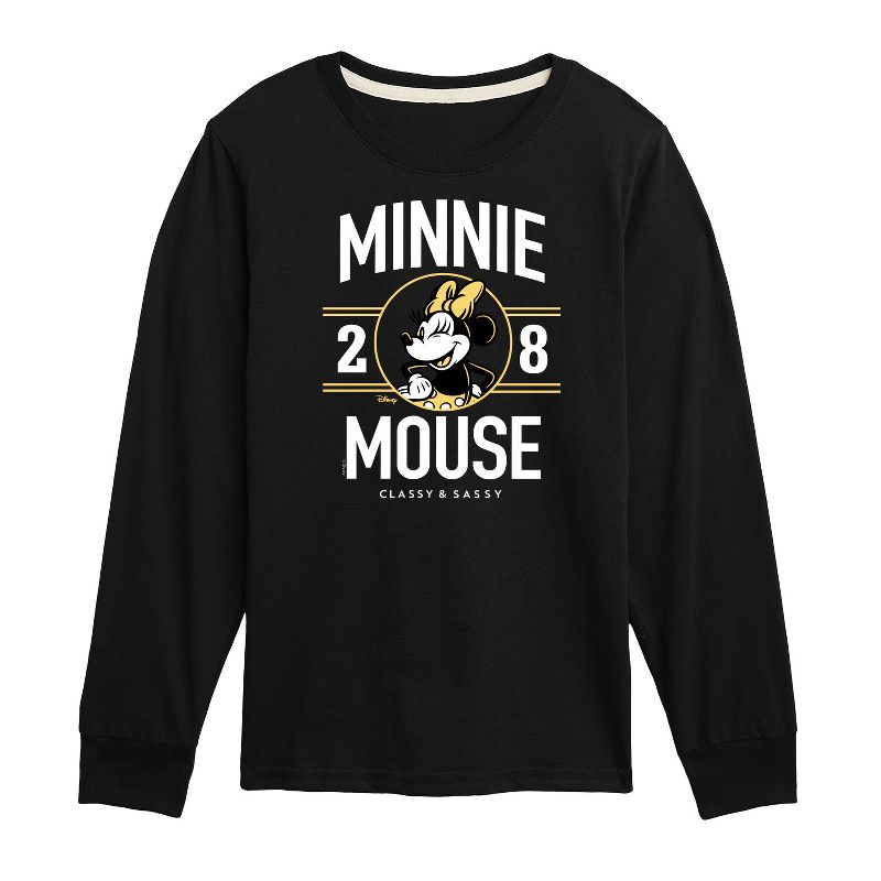 Boys' - Disney - Minnie Mouse Long Sleeve Graphic T-Shirt