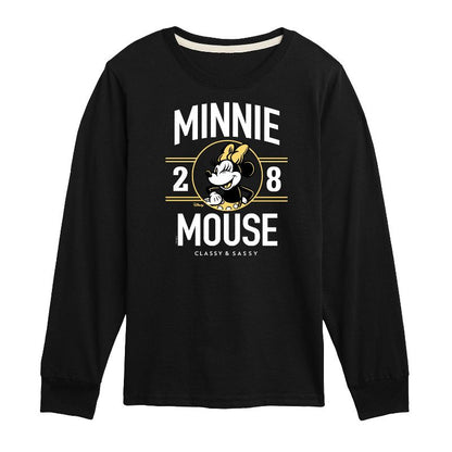 Boys' - Disney - Minnie Mouse Long Sleeve Graphic T-Shirt
