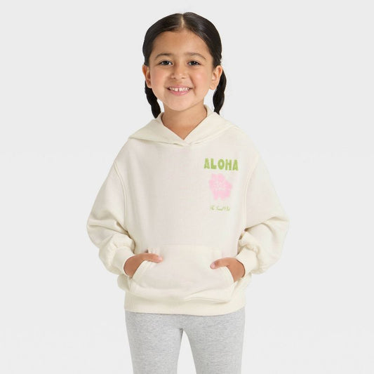 Grayson Mini Toddler Girls' French Terry Sweatshirt - Cream