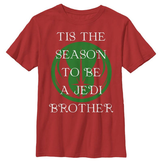 تي شيرت Star Wars Tis the Season Jedi Brother للأولاد