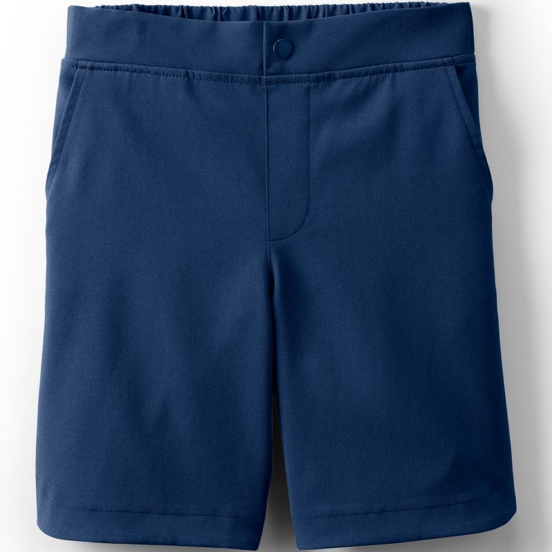 شورت رياضي من Lands' End للأطفال بنقشة