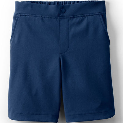 شورت رياضي من Lands' End للأطفال بنقشة