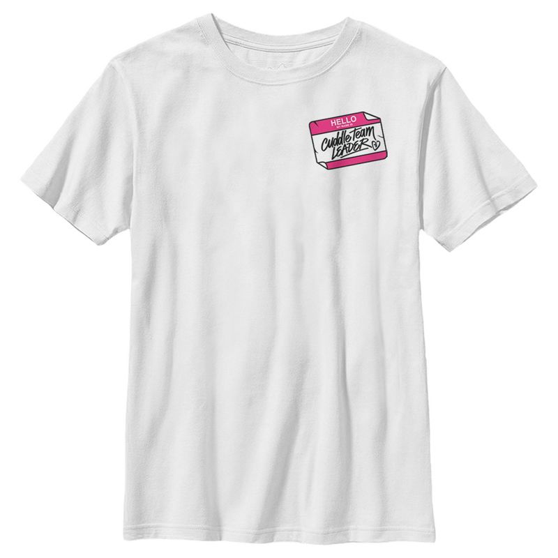 Boy's Fortnite Cuddle Name Tag T-Shirt