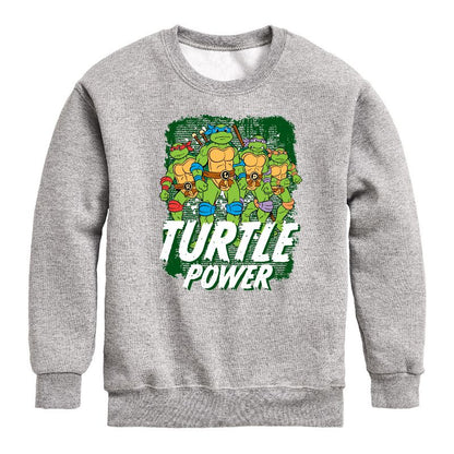 Boys' - Teenage Mutant Ninja Turtles - Turtle Power Graphic Long Sleeve Fleece Sweatshirt