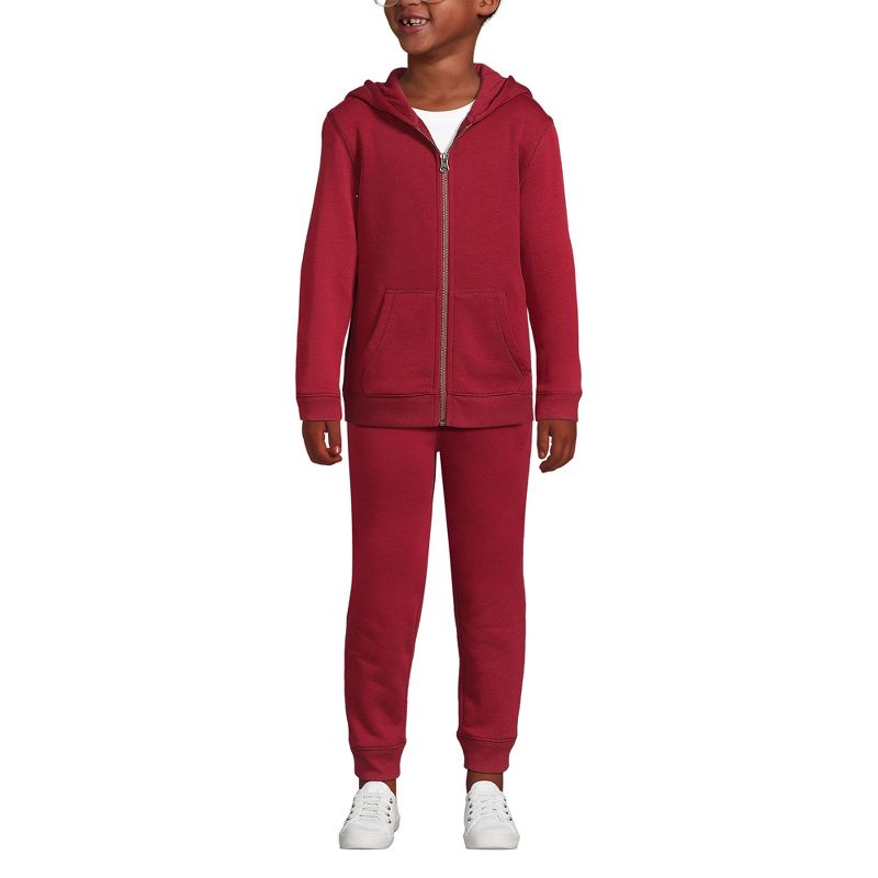 زي مدرسي للأطفال من Lands' End، سويت شيرت بسحاب أمامي