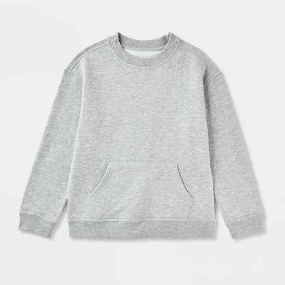 بلوفر صوف للأطفال بتصميم متكيف - رمادي فاتح من Cat &amp; Jack™