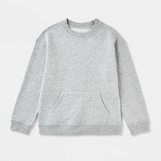 بلوفر صوف للأطفال بتصميم متكيف - رمادي فاتح من Cat &amp; Jack™