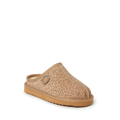 Fireside by Dearfoams Kids Dempsey Genuine Shearling Clog Slipper