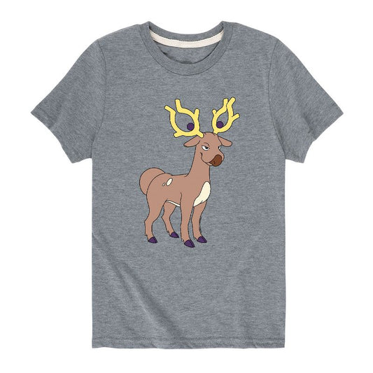Boys' - Pokémon - Stantler Short Sleeve Graphic T-Shirt