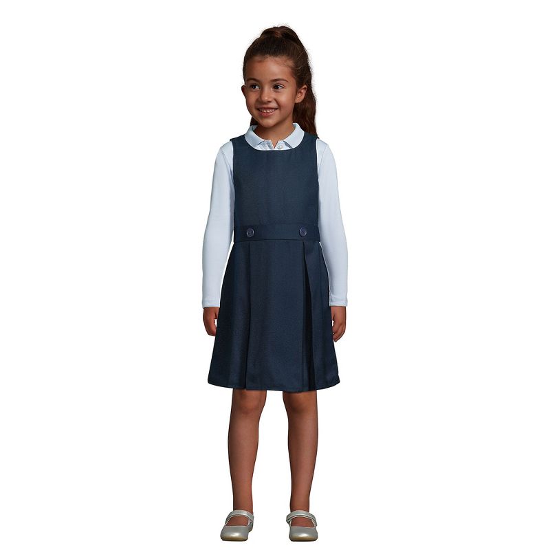 Lands' End Kids Uniform Solid Jumper