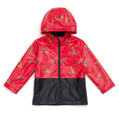 Disney Pixar Zip Up Waterproof Hooded Rain Jacket Coat Toddler