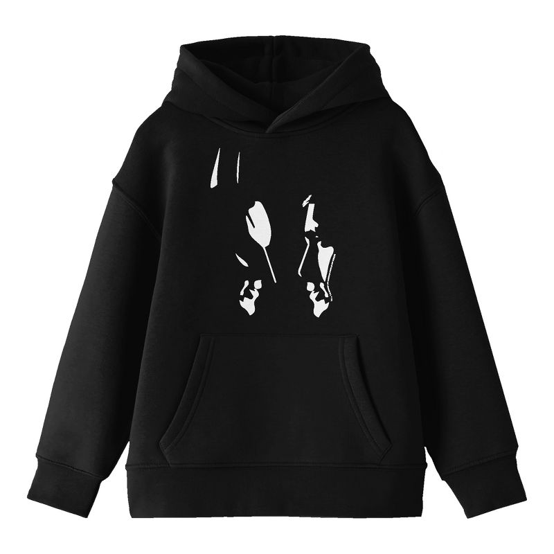 Batman Bruce Wayne Alter Ego Long Sleeve Youth Black Hooded Sweatshirt