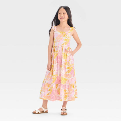 Girls' Sleeveless Spring Knit Maxi Dress - Cat & Jack™