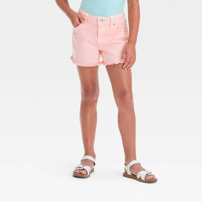 Girls' Mid-Rise Cutoff Jean Shorts - Cat & Jack™