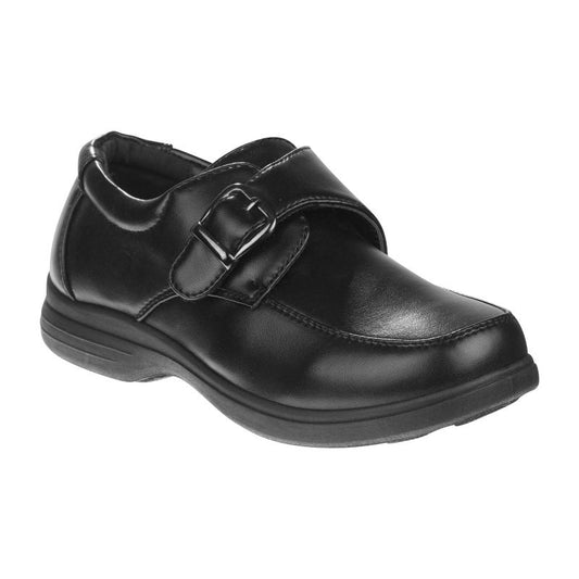 Josmo Toddler Boys’ Slip-on Buckle School Dress Shoes - Black