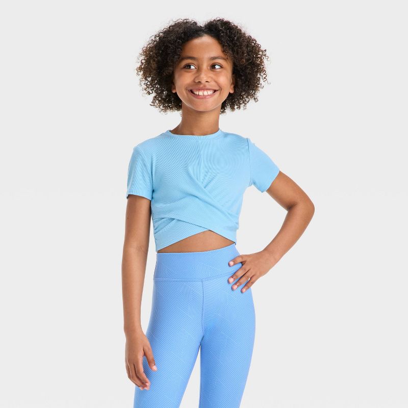 Girls' Ribbed T-Shirt - All In Motion™