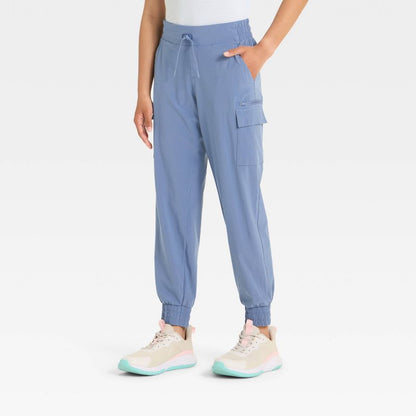 Girls' Woven Cargo Jogger Pants - All In Motion™