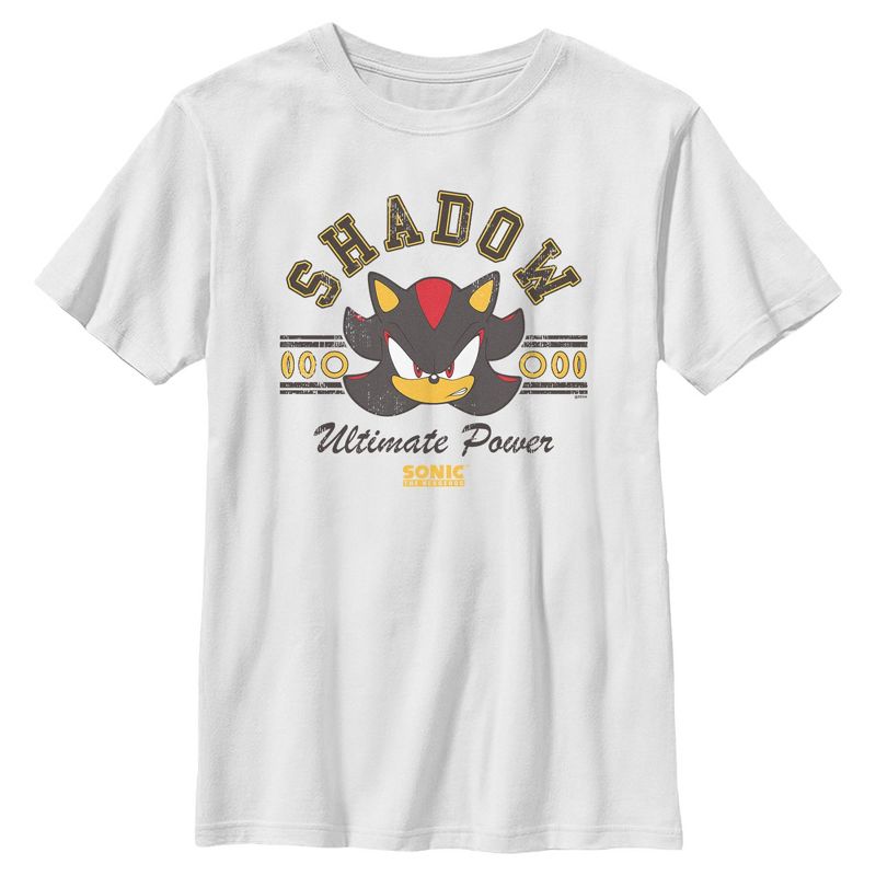 Boys Sonic the Hedgehog Shadow Ultimate Power T Shirt