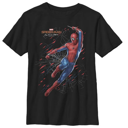 Boy's Marvel Spider-Man: Far From Home Web Shatter T-Shirt