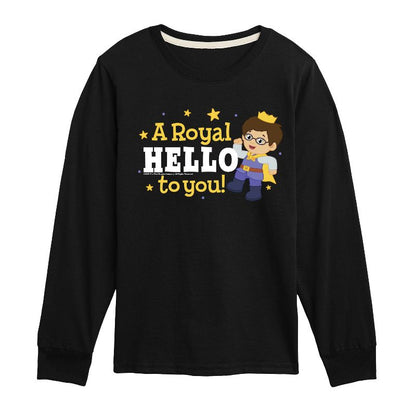 Boys' - Daniel Tiger - A Royal Hello Long Sleeve Graphic T-Shirt