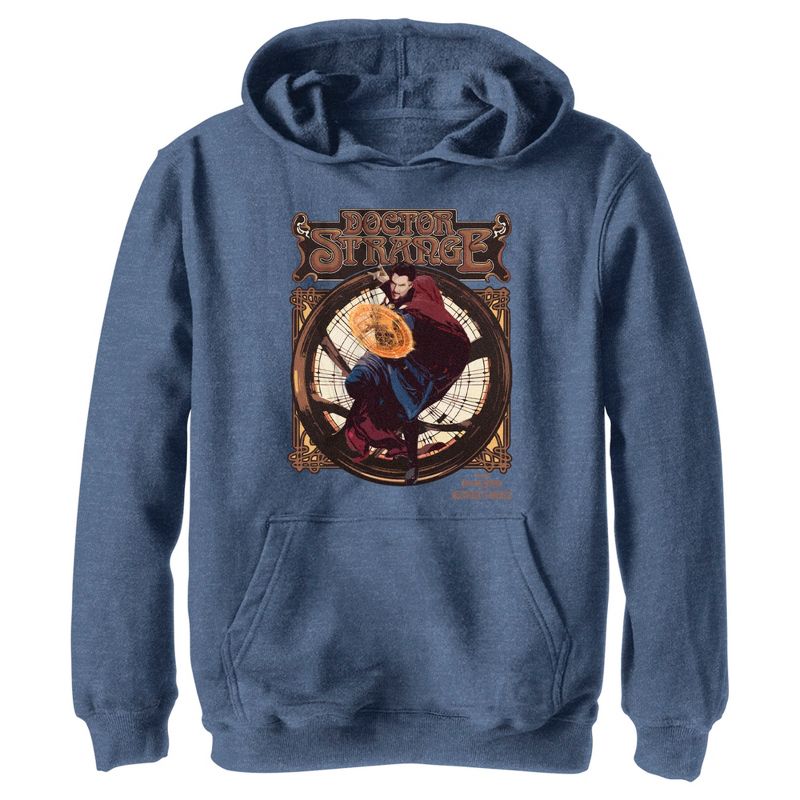 Boy's Marvel Doctor Strange in the Multiverse of Madness Retro Strange Pull Over Hoodie