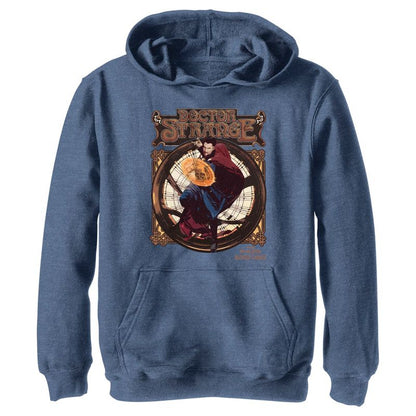 Boy's Marvel Doctor Strange in the Multiverse of Madness Retro Strange Pull Over Hoodie