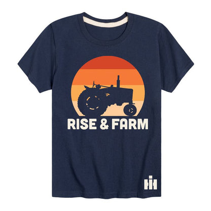 Boys' - Case IH - Rise And Farm Short Sleeve Graphic T-Shirt