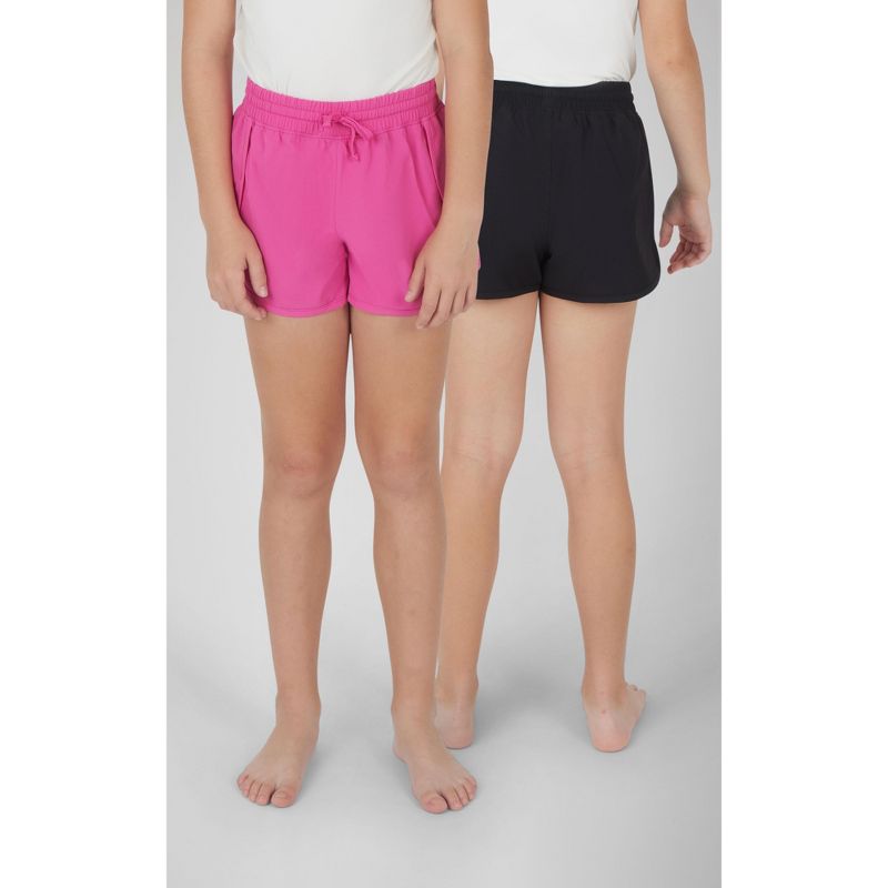 90 Degree By Reflex Girls 2Pk Lightstreme Start Line Running Short