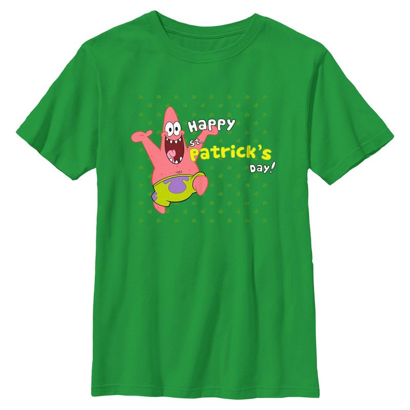 Boy's SpongeBob SquarePants Happy Patrick's Day T-Shirt
