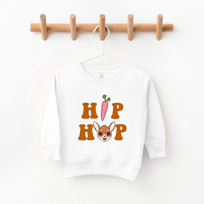 The Juniper Shop Hip Hop Bunny With Glasses Toddler Graphic Sweatshirt