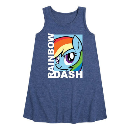 فستان ألين بدون أكمام برسومات قوس قزح من ماي ليتل بوني للبنات