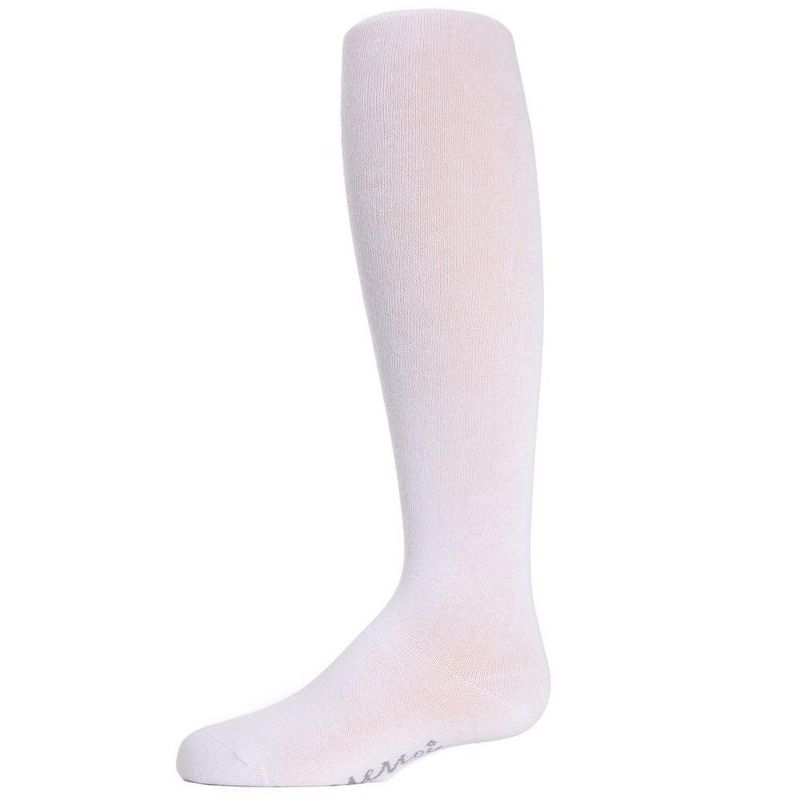 Memoi Girls' Soft Pima Cotton Opaque Tights
