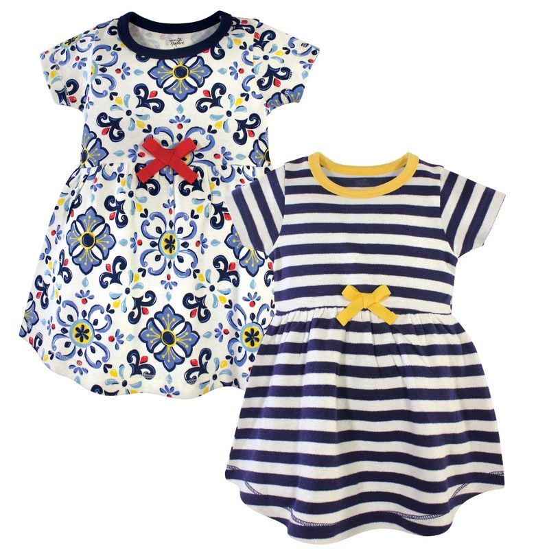 فساتين قصيرة الأكمام من مجموعة "أصدقاء محبوبون متأثرون بالطبيعة" (قطعتان) (الجزء الثاني)