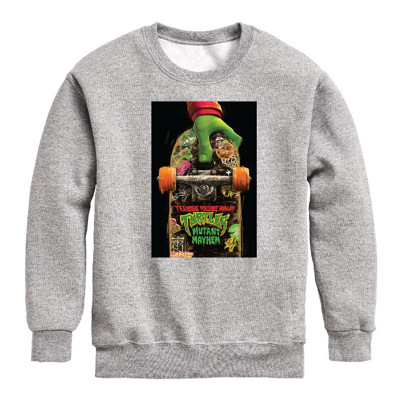 Boys' - Teenage Mutant Ninja Turtles - Mutant Mayhem Graphic Long Sleeve Fleece Sweatshirt