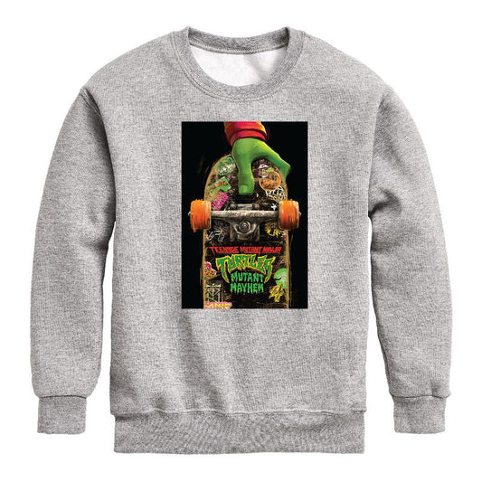 Boys' - Teenage Mutant Ninja Turtles - Mutant Mayhem Graphic Long Sleeve Fleece Sweatshirt