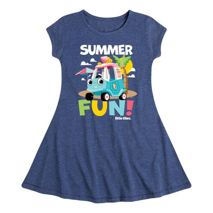 Girls' - Little Tikes - Summer Fun Fit & Flair Cap Sleeve Dress