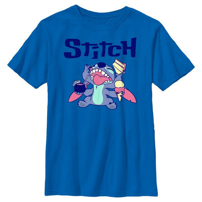 Boy's Lilo & Stitch Munchies Stitch T-Shirt