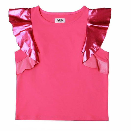 Girl Flutter Sleeve Top - MIA